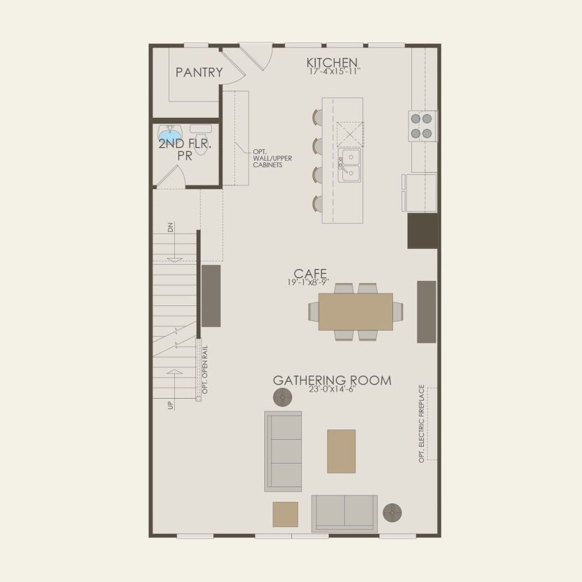 Second Floor 3 br / 2.5 ba