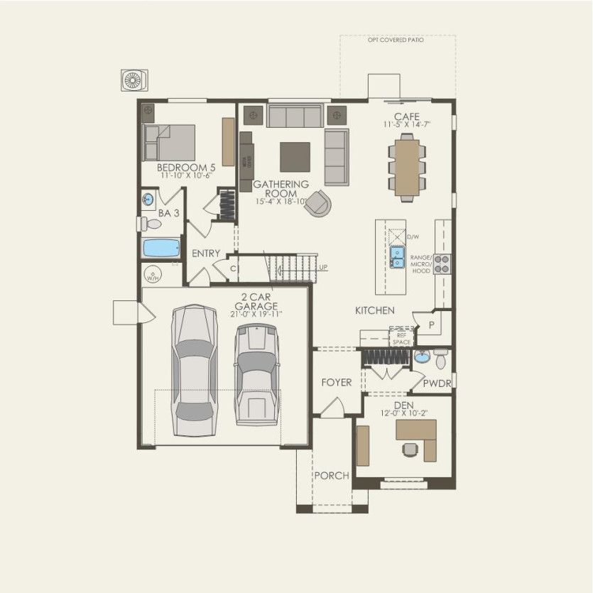 First Floor 5 br / 3.5 ba