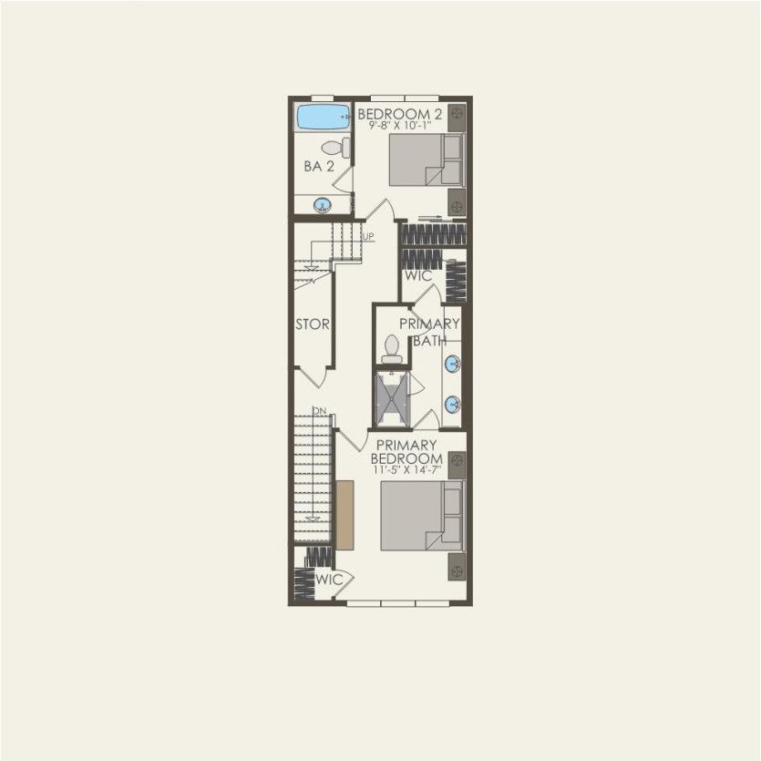Third Floor 3 br / 3 ba