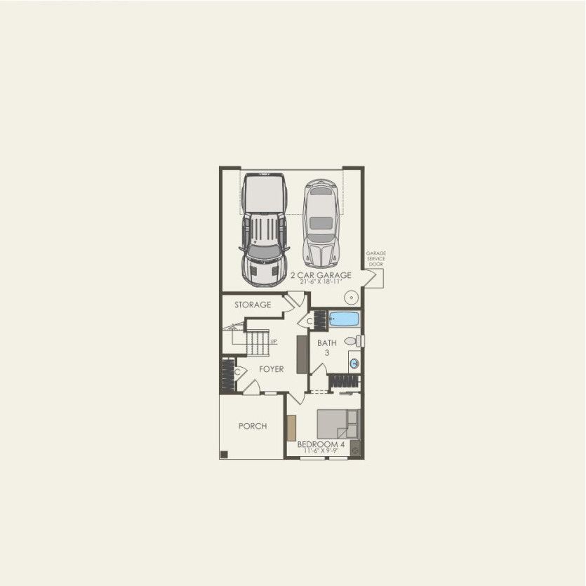 First Floor 4 br / 3.5 ba