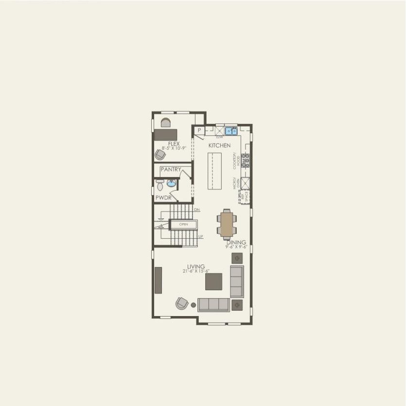 Second Floor 4 br / 3.5 ba