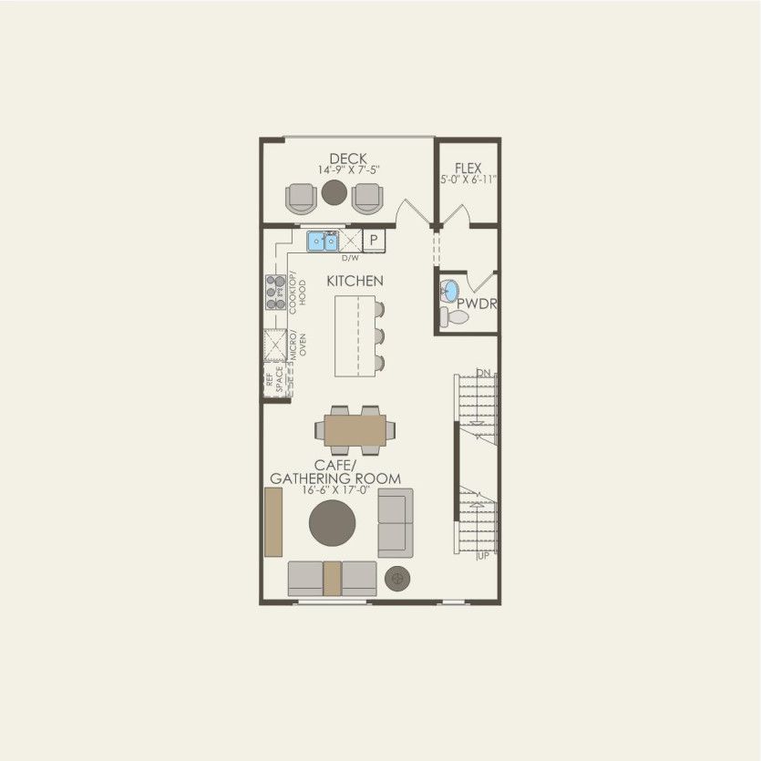 Second Floor 3 br / 2.5 ba