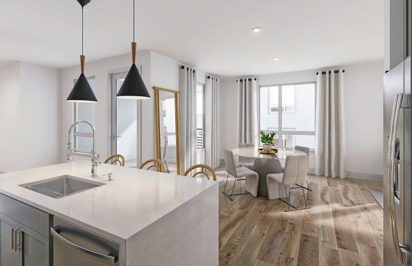 Open concept living space