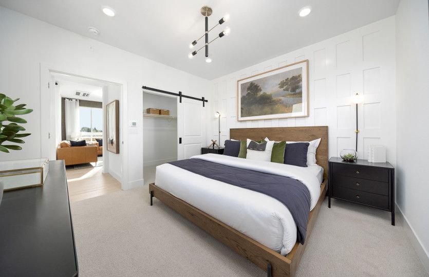 Spacious owner's suite with large windows