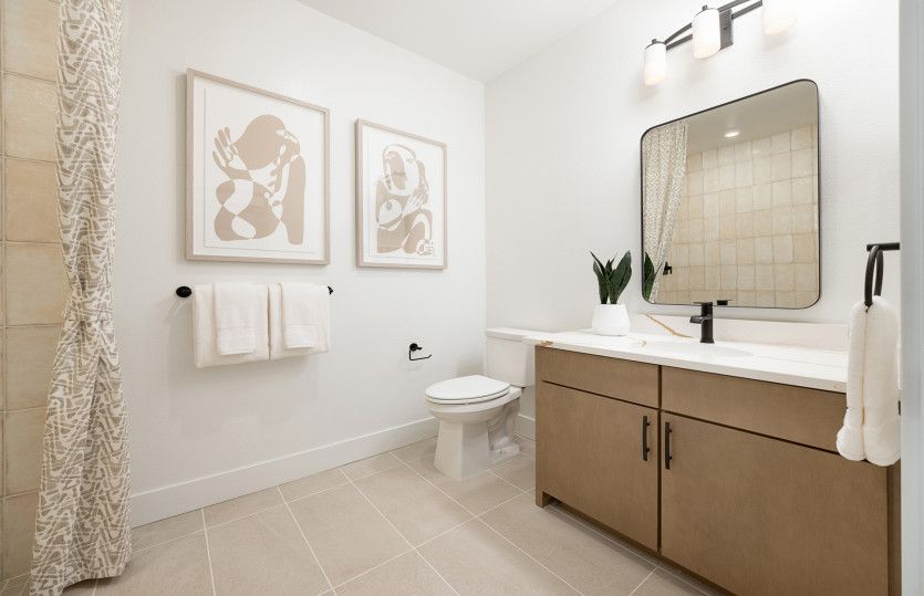 Secondary bathroom
