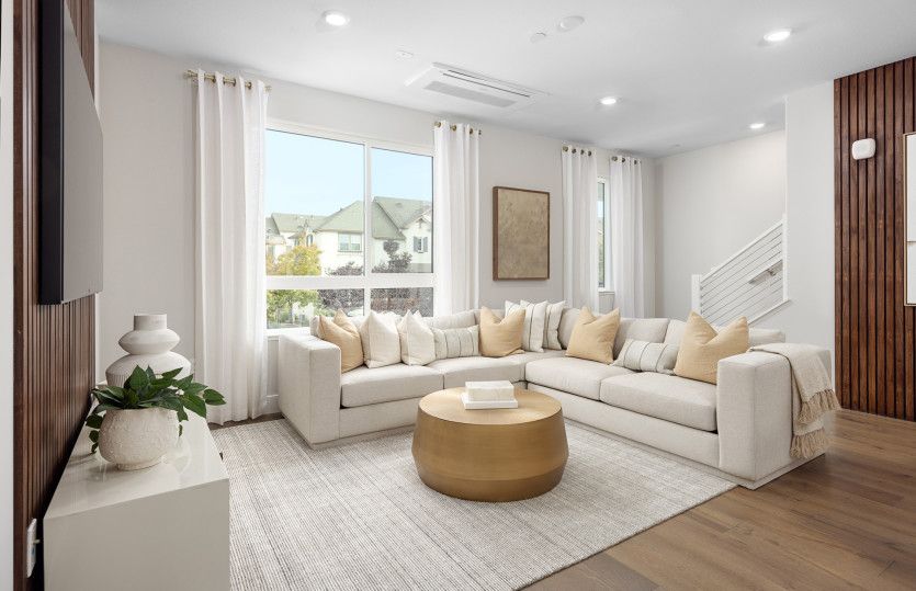 Gathering room with plenty of sunlight