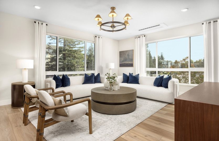 Naturally illuminated gathering room