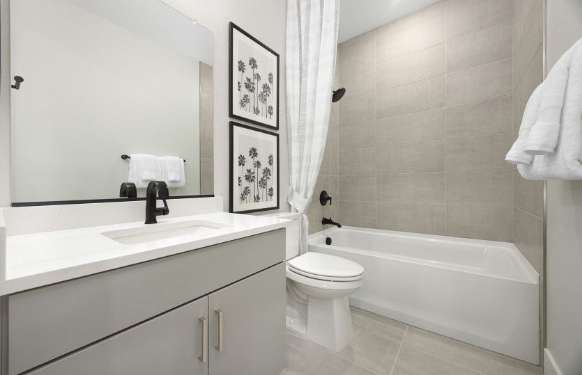 Secondary bathroom