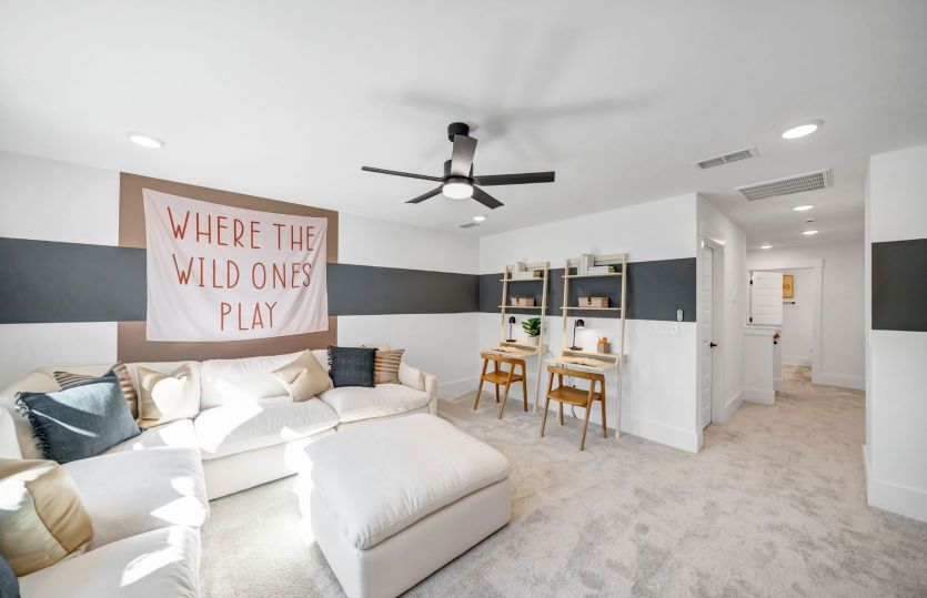 Where comfort meets modern design—your ideal loft retreat.
