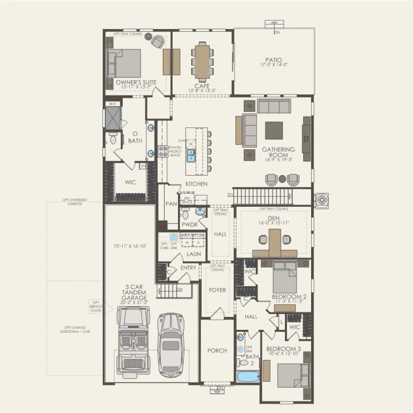 First Floor 3 br / 2.5 ba