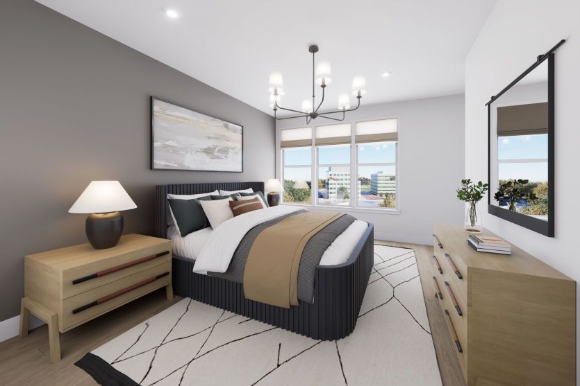 Spacious Owner's Bedroom with Private Bath and Walk-In Closet
