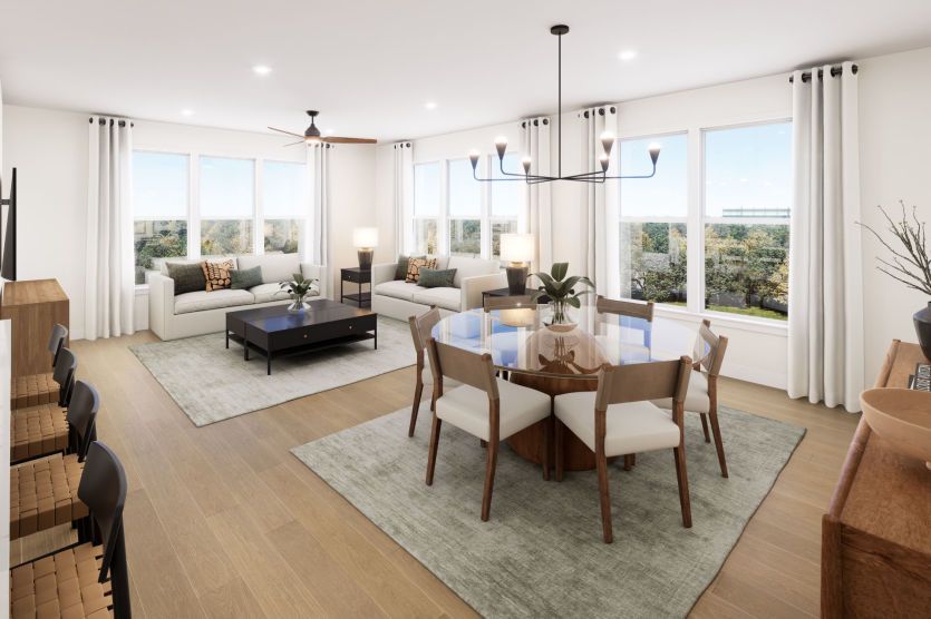 Open Concept Living, Great for Entertaining Family and Friends.