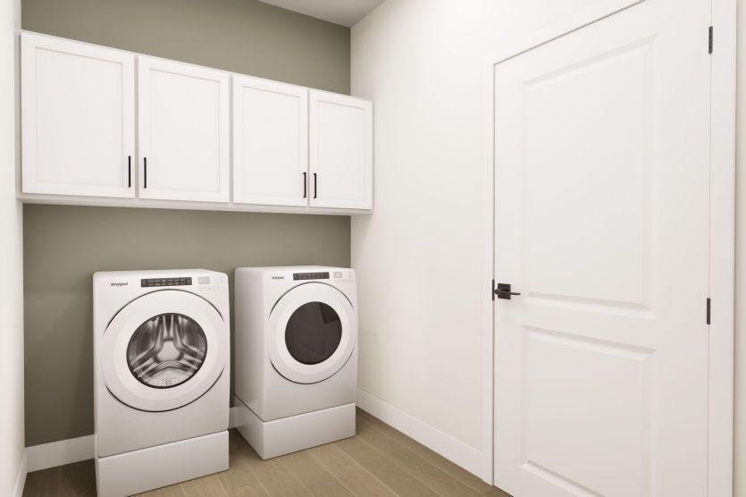 Convenient Laundry Room
