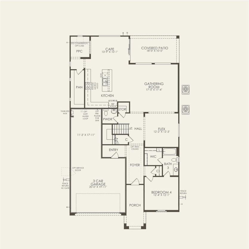 First Floor 4 br / 3.5 ba
