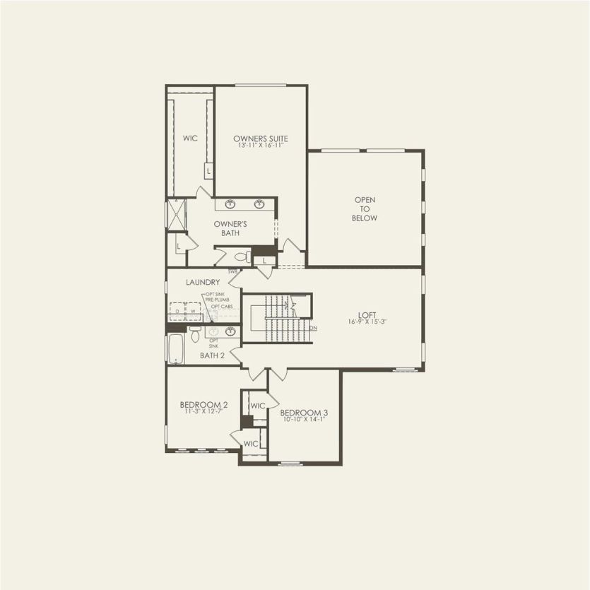 Second Floor 4 br / 3.5 ba