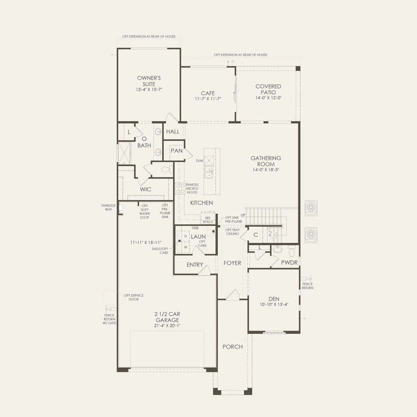 First Floor 4 br / 2.5 ba