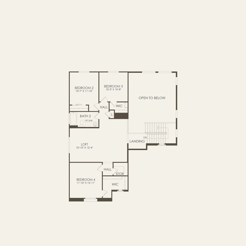 Second Floor 4 br / 2.5 ba