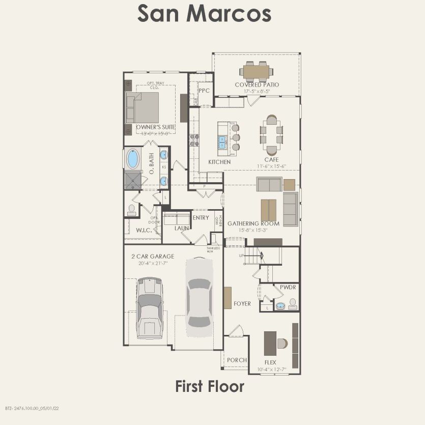 First Floor 4 br / 2.5 ba