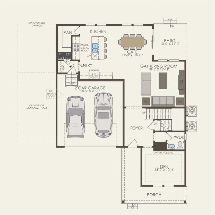 First Floor 4 br / 2.5 ba