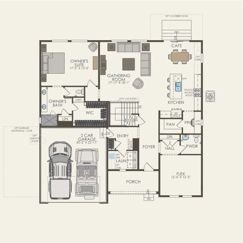 First Floor 4 br / 2.5 ba