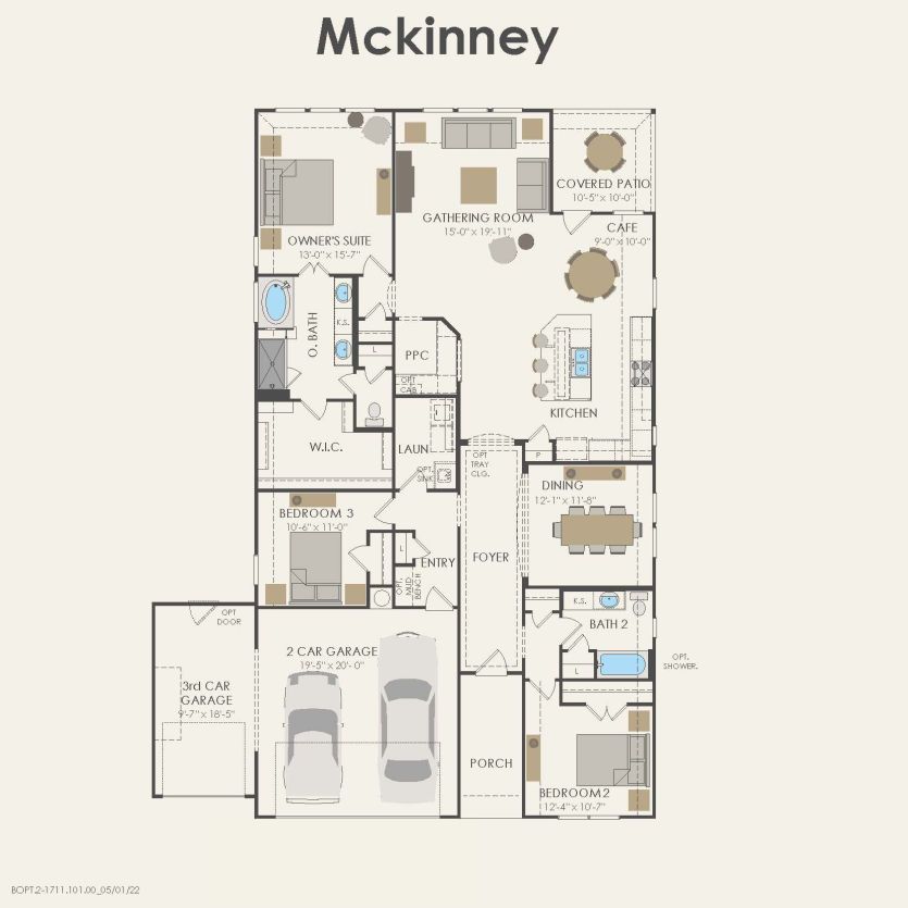 First Floor 3 br / 2 ba