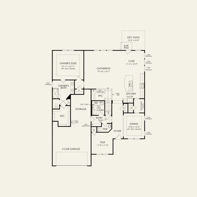 First Floor 4 br / 2 ba