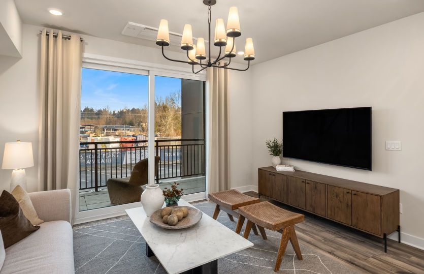 Living Room with Balcony