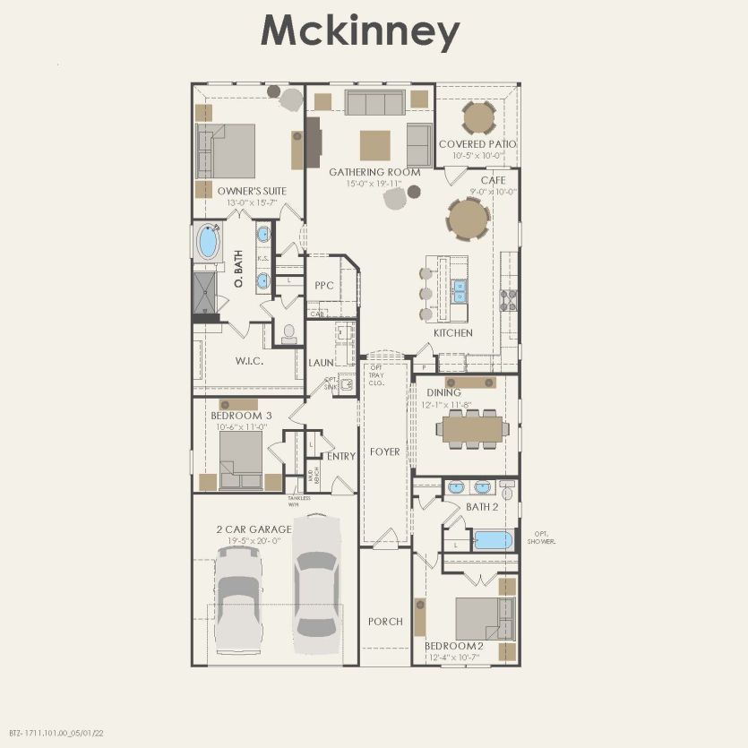 First Floor 3 br / 2 ba