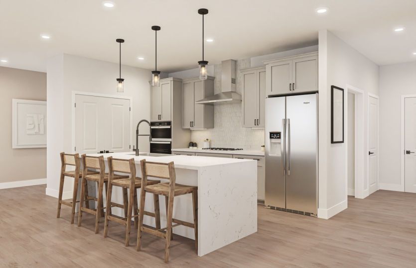 Gourmet Kitchen with Stainless Steel Appliances