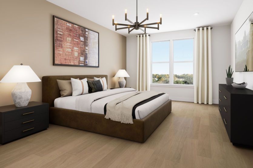 Elegant Owner's Suite with a Private Bath and Walk-In Closet