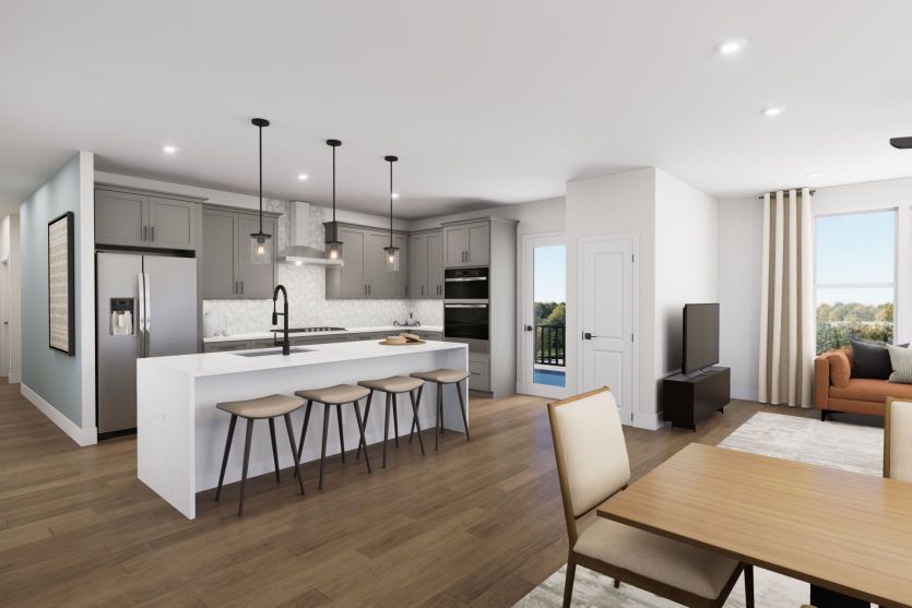 Open Floor Plan Home Design - Perfect for Entertaining