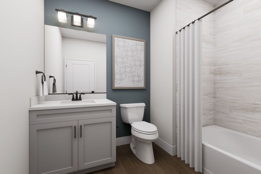 Private Bath for Bedroom 2