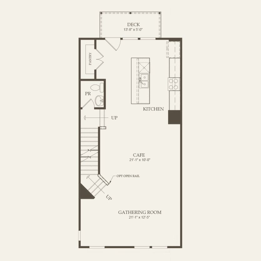 Second Floor 2 br / 2.5 ba