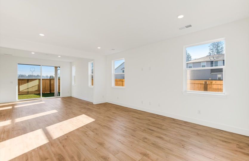 Living Room and Cafe Area