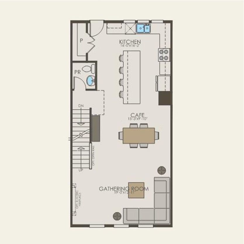 Second Floor 3 br / 2.5 ba