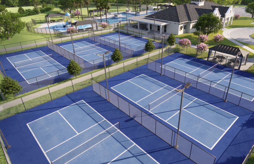 Pickleball Courts Rendering