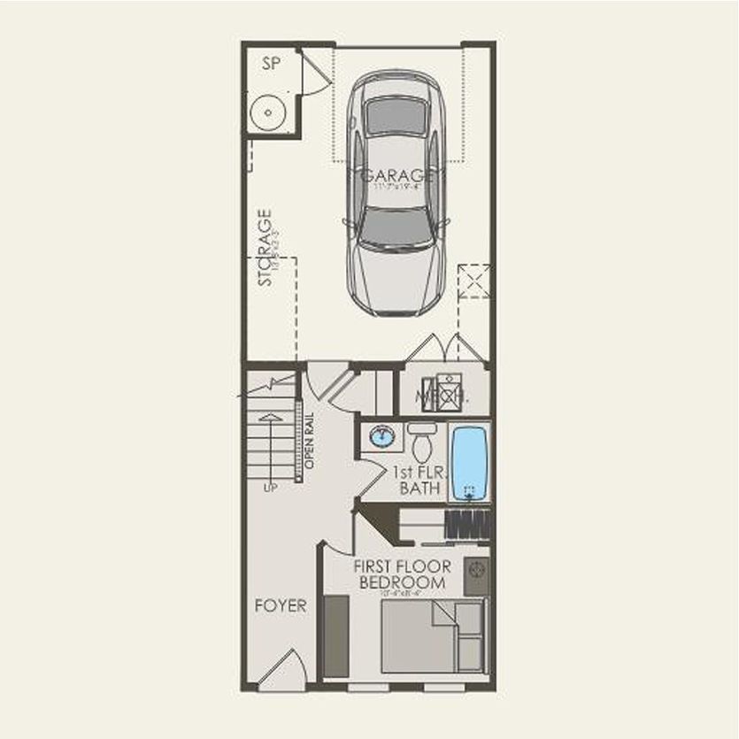 First Floor 3 br / 3.5 ba