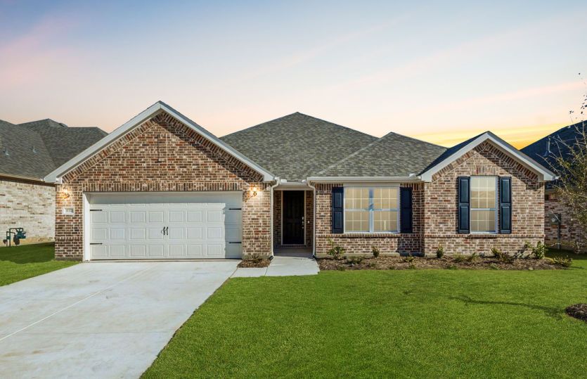 The Northlake, a one-story home with 2-car garage
