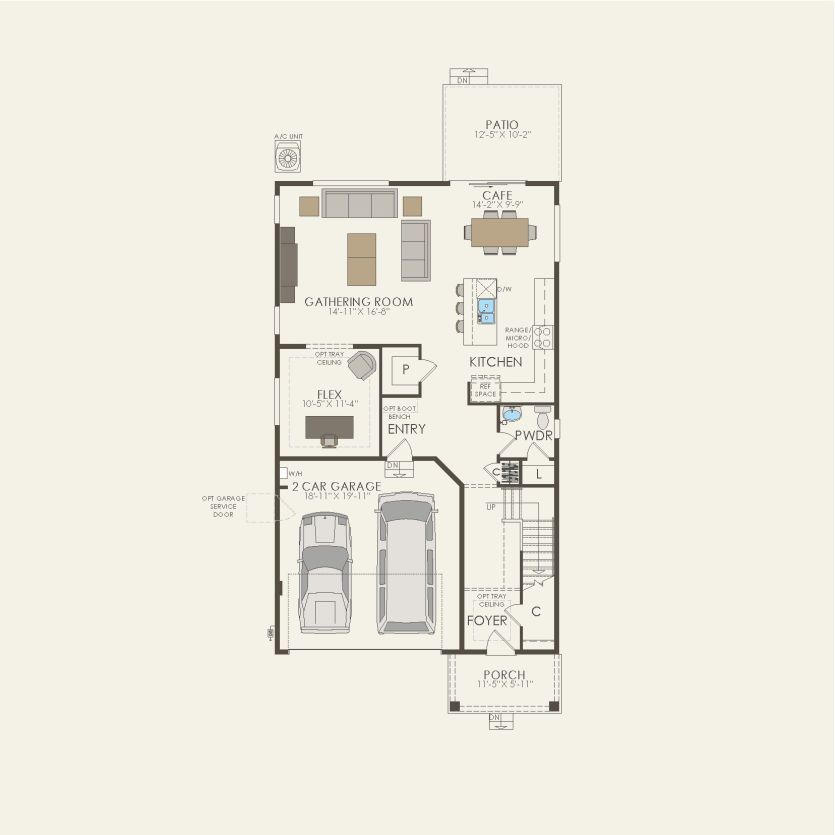 First Floor 3 br / 2.5 ba