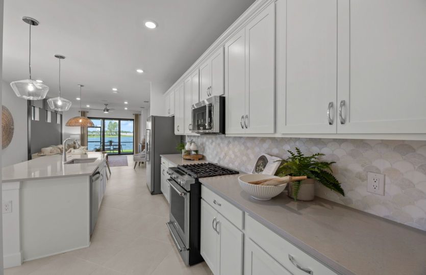 New home with a spacious kitchen perfect for entertaining