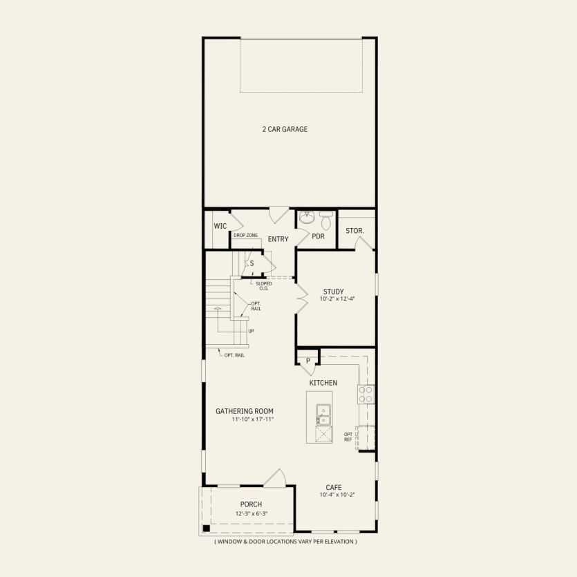 First Floor 3 br / 2 ba