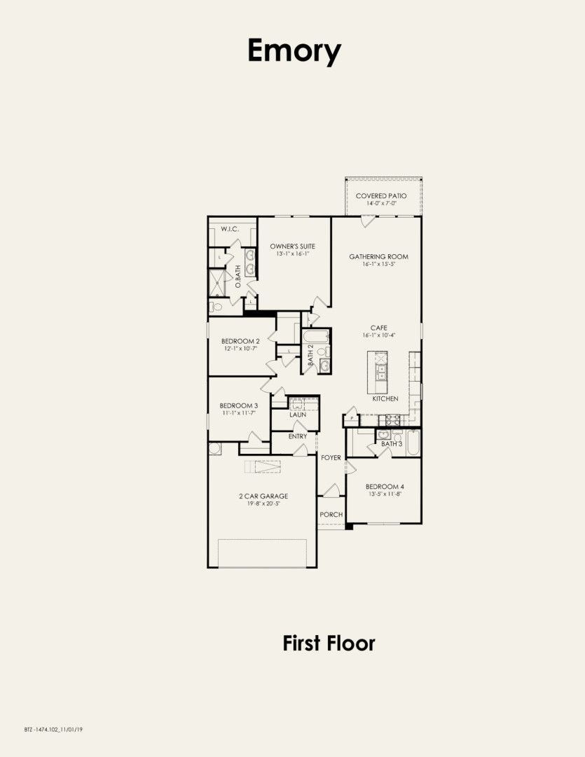 First Floor 4 br / 3 ba