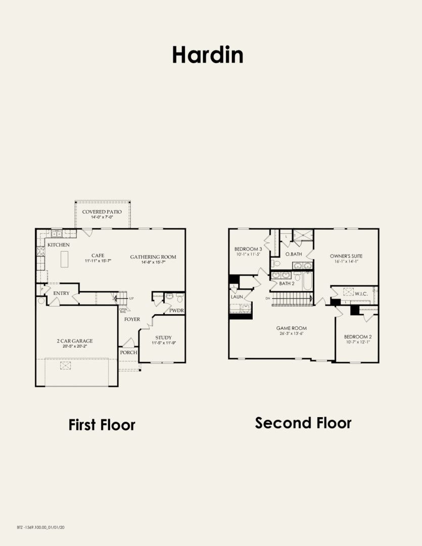 Hardin floor plan