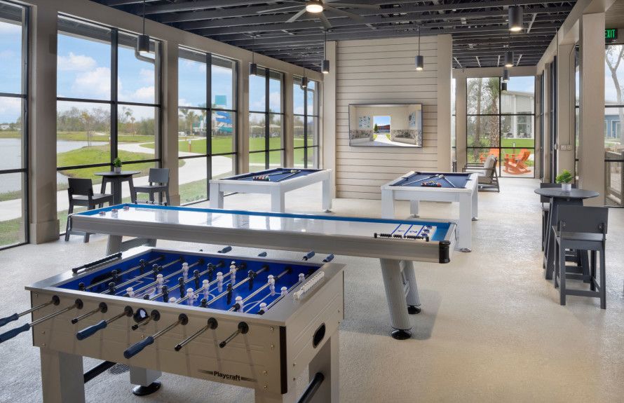 Screened-In Game Room