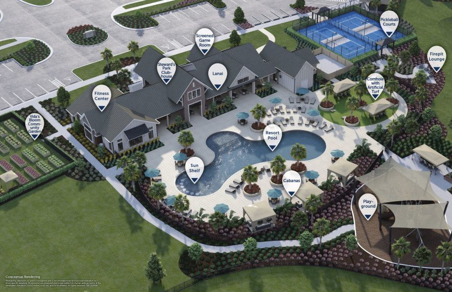 Vida's Way Amenity Map