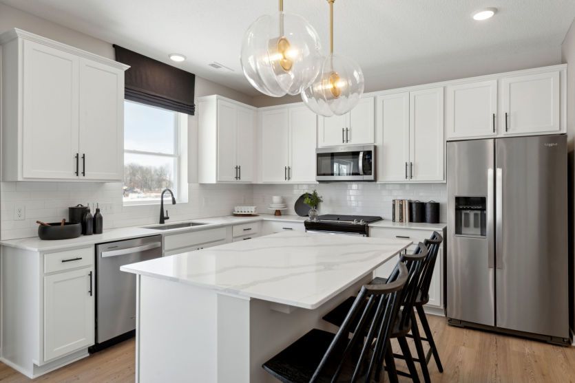 Bright White Kitchen
