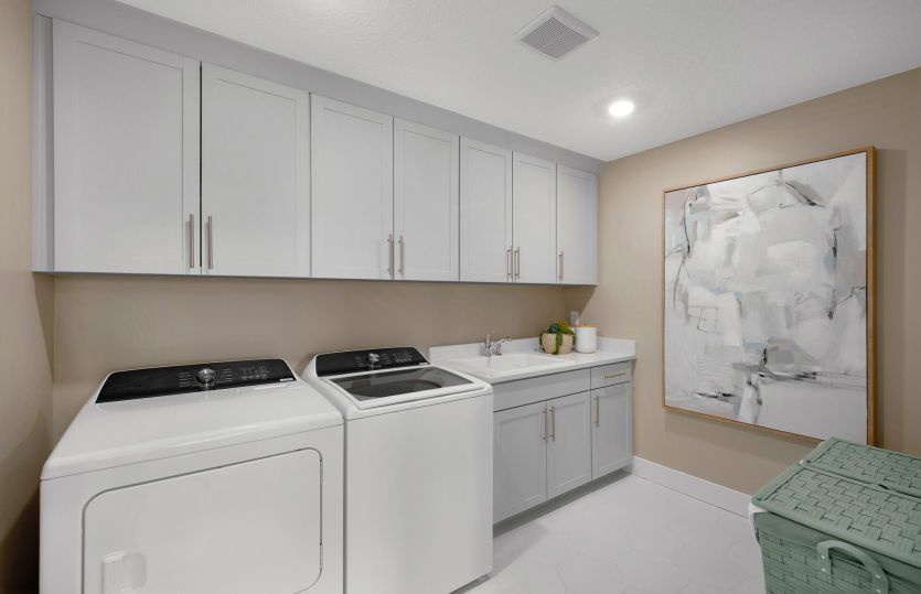 Laundry Room with Storage