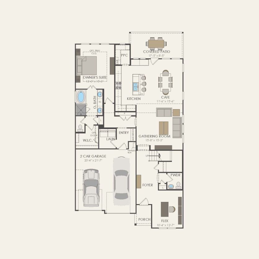 First Floor 4 br / 2 ba