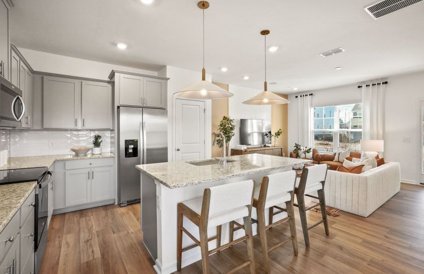 Open Kitchen with an Island