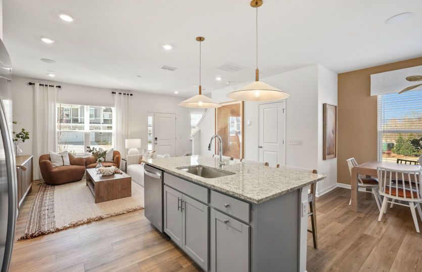 Open Kitchen with an Island